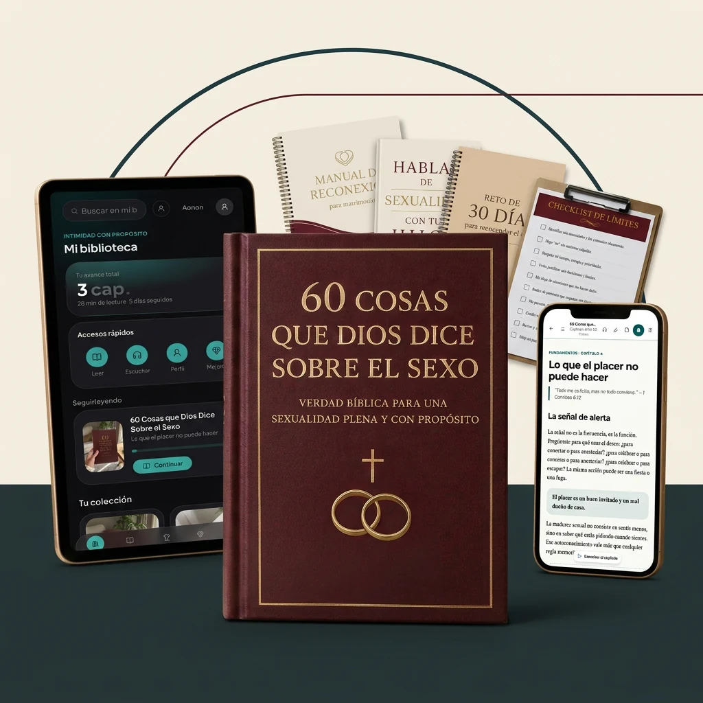 Biblioteca digital 60 Cosas con libro principal, aplicación y cuatro recursos prácticos